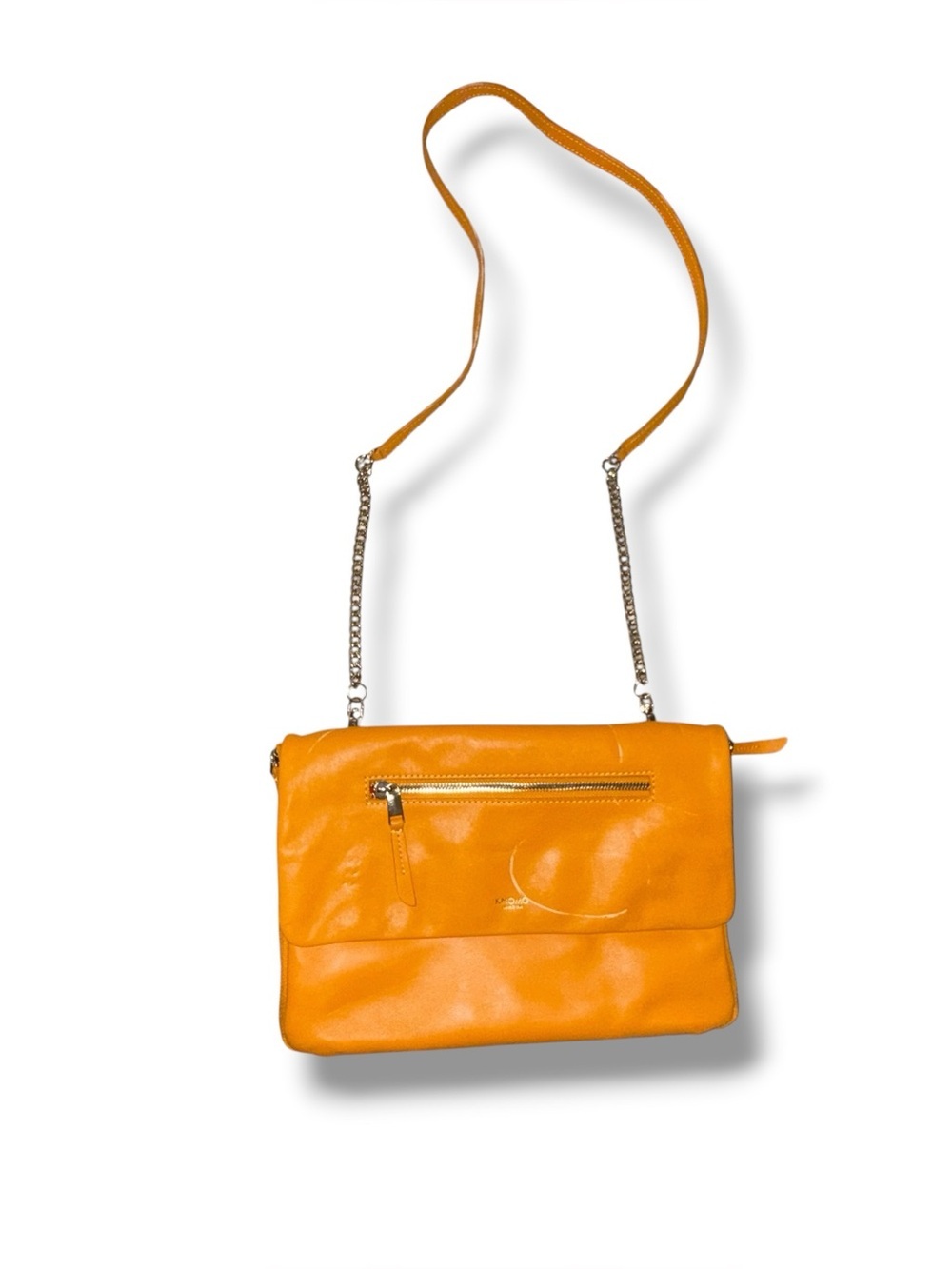 KNOMO London – Elektronista 10” Digital Clutch Bag - Turmeric Yellow